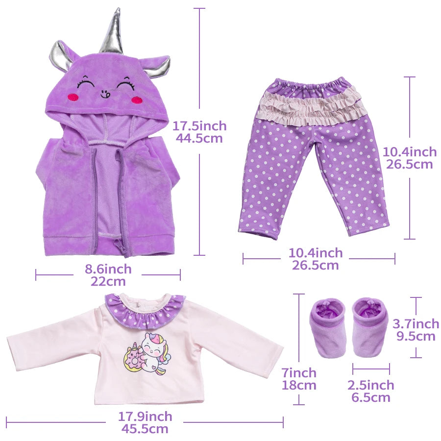 Puppen Kleidung 55 Cm